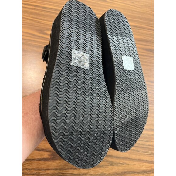 Yellow Box Sporty B black platform sandals size 8.5 M - Picture 3 of 7